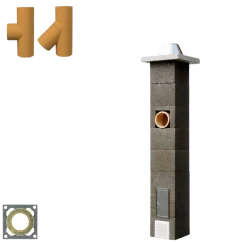 Jednoprůduchový komín UNI-TERM STANDARD - průměr 160 mm