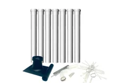 Sada pevných plastových komínových vložkek pro vložkování komínu - DN80mm