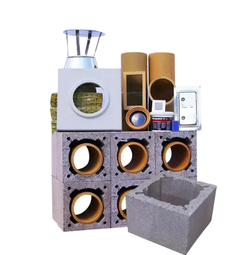 Jednoprůduchový komín UNI-TERM STANDARD - průměr 200 mm