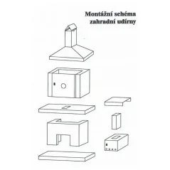 Zahradní udírna - Betonová