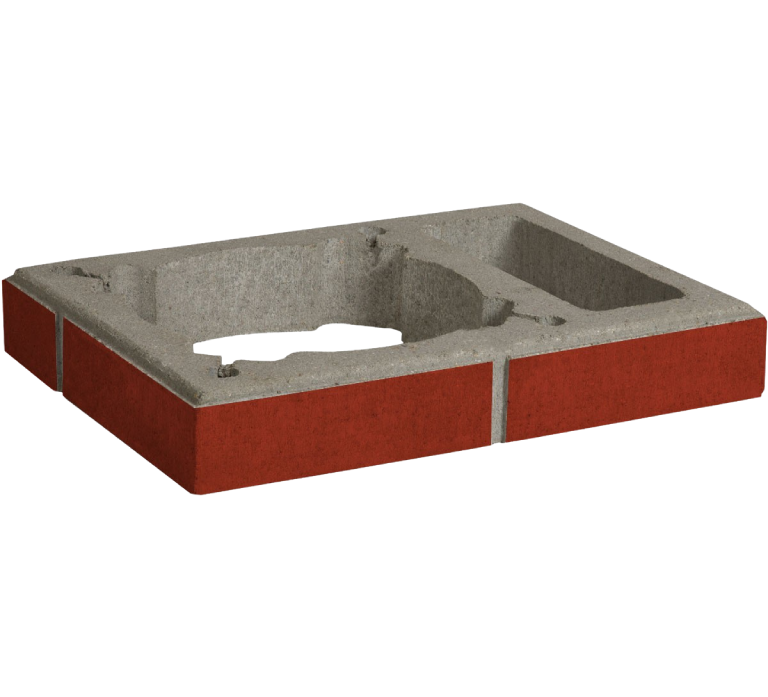 Nadstřešní prstence pro jednoprůduchový komín s ventilační šachtou