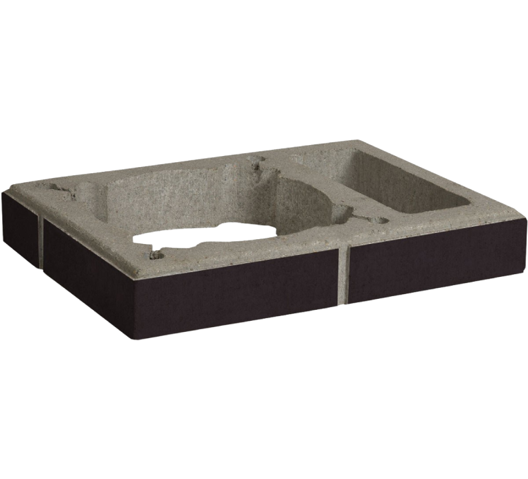 Nadstřešní prstence pro jednoprůduchový komín s ventilační šachtou