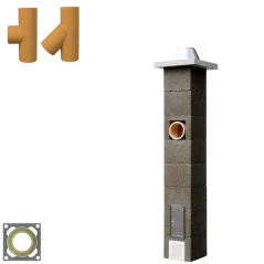 Jednoprůduchový komín UNI-TERM STANDARD - průměr 160 mm
