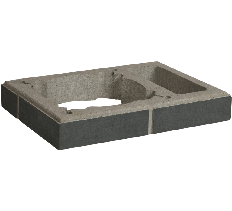 Nadstřešní prstence pro jednoprůduchový komín s ventilační šachtou