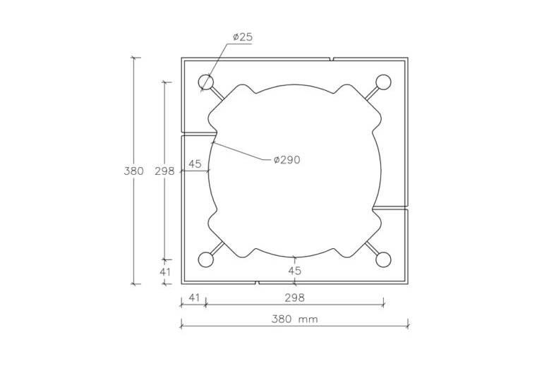 Nadstřešní prstence pro jednoprůduchový komín