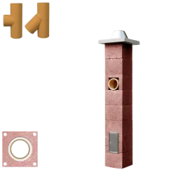 Jednoprůduchový komín UNI-TERM PASSIVE - průměr 160mm