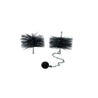 Komínové kartáče - ocelové, kulaté, typ oko-oko-závaží