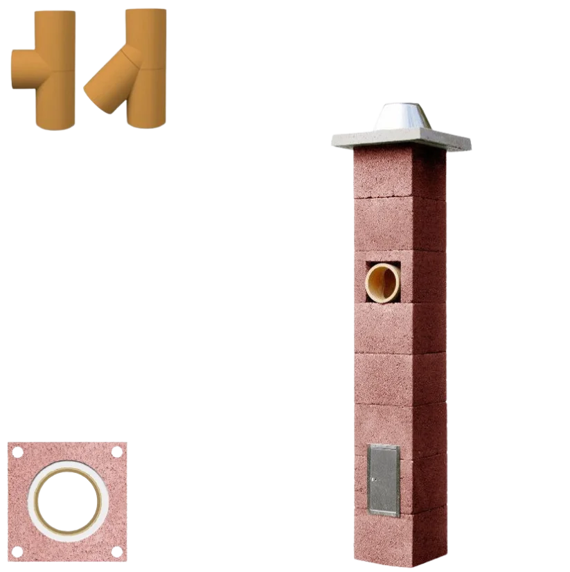 Jednoprůduchový komín UNI-TERM PASSIVE - průměr 160mm
